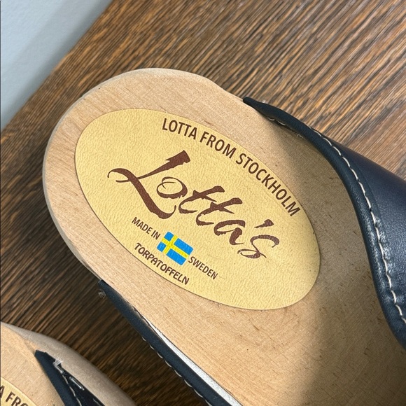 Lotta From Stockholm Women’s Dark Blue Clogs Sz 42! - Picture 2 of 6